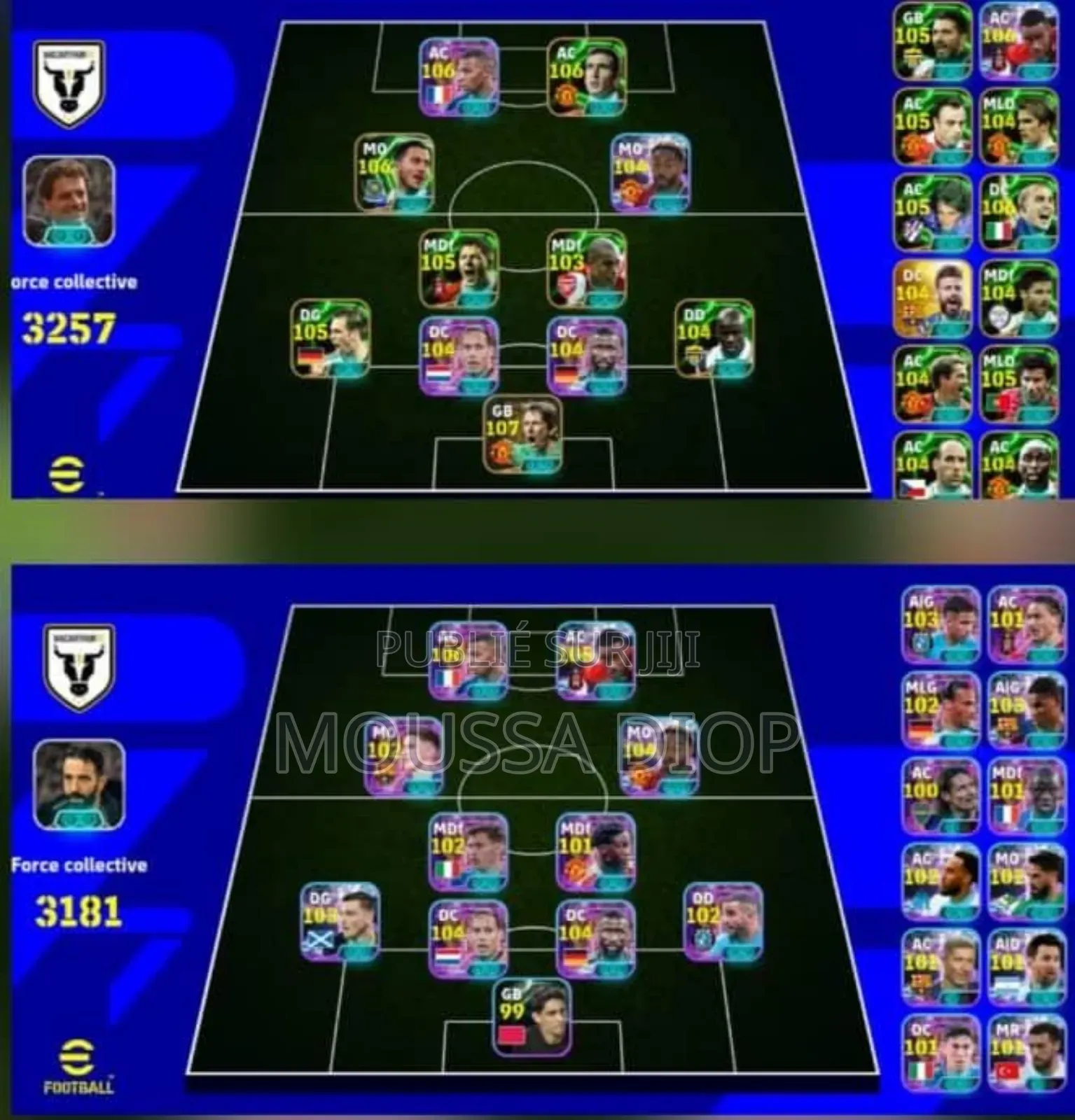 Compte Efootball God Tier : Full Épiques Big Time !