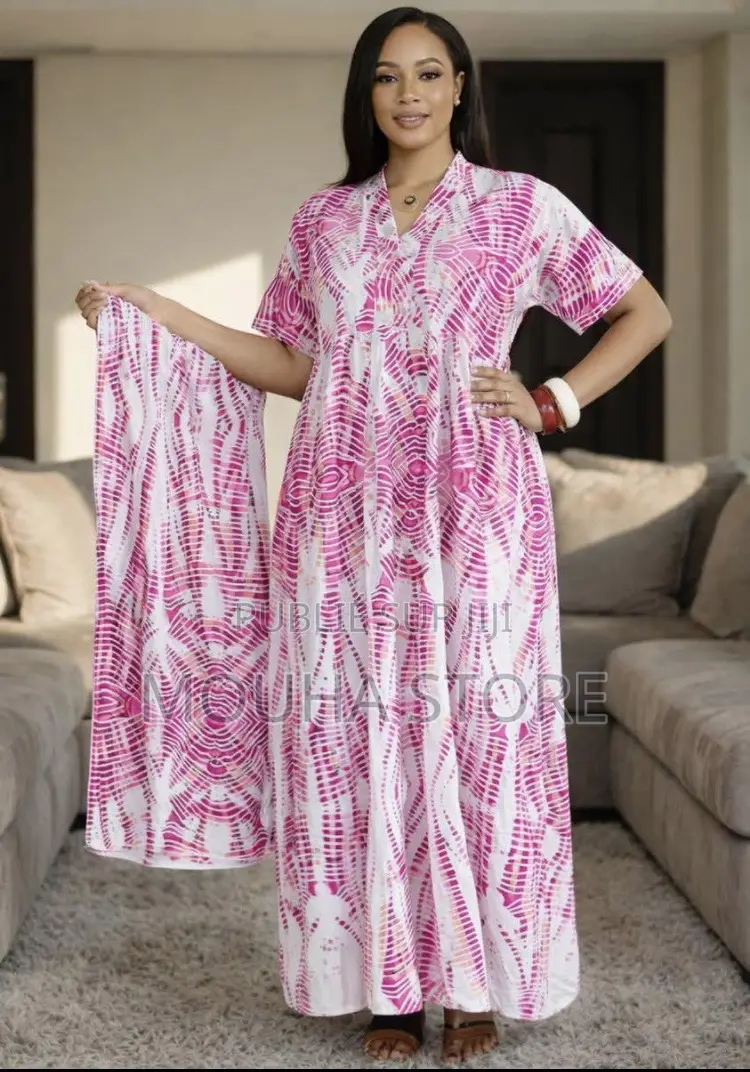 Robe Et Foulard Pour Femme Simple