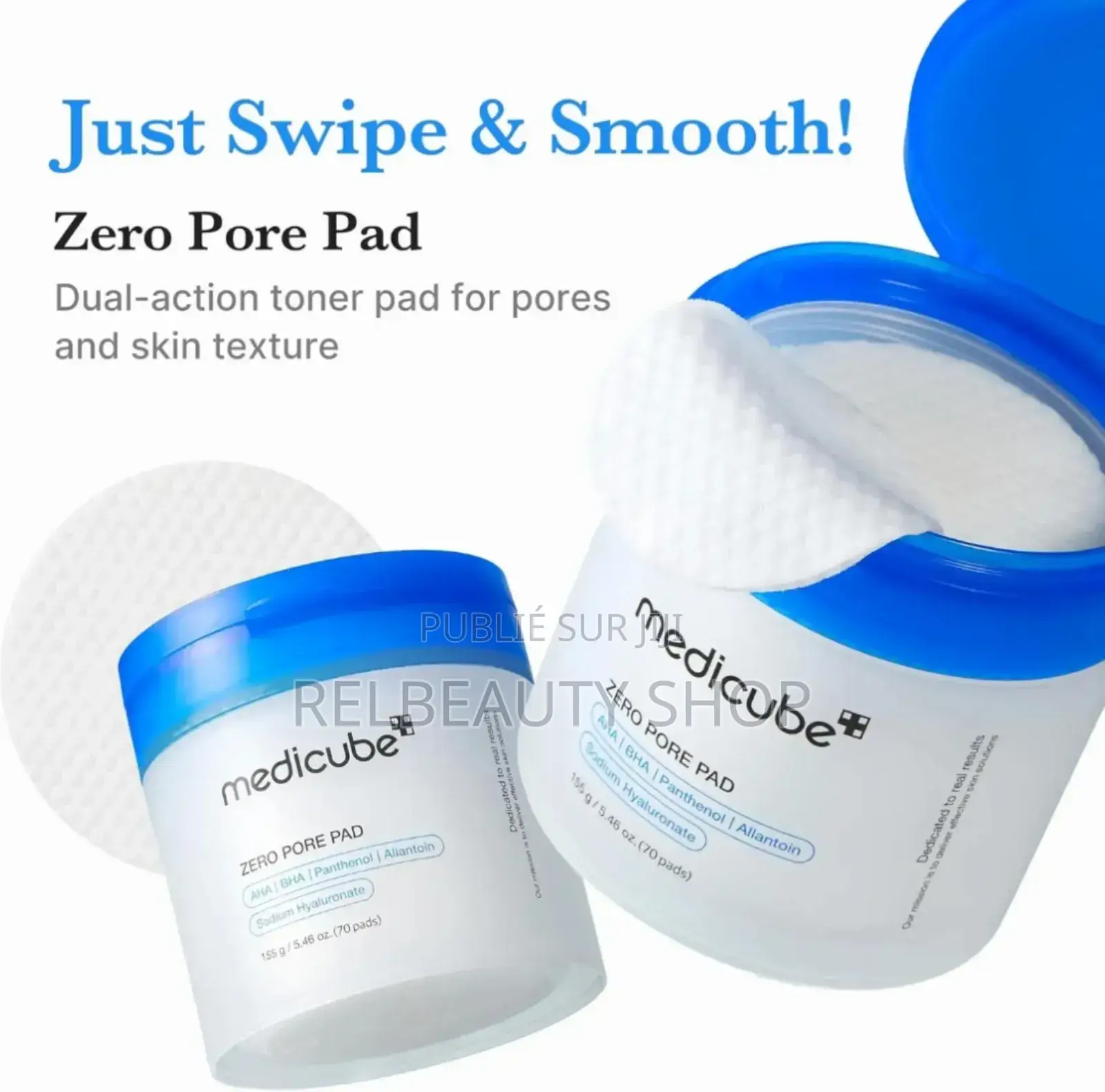 Medicube Coton Nettoyant Resserrement Pore