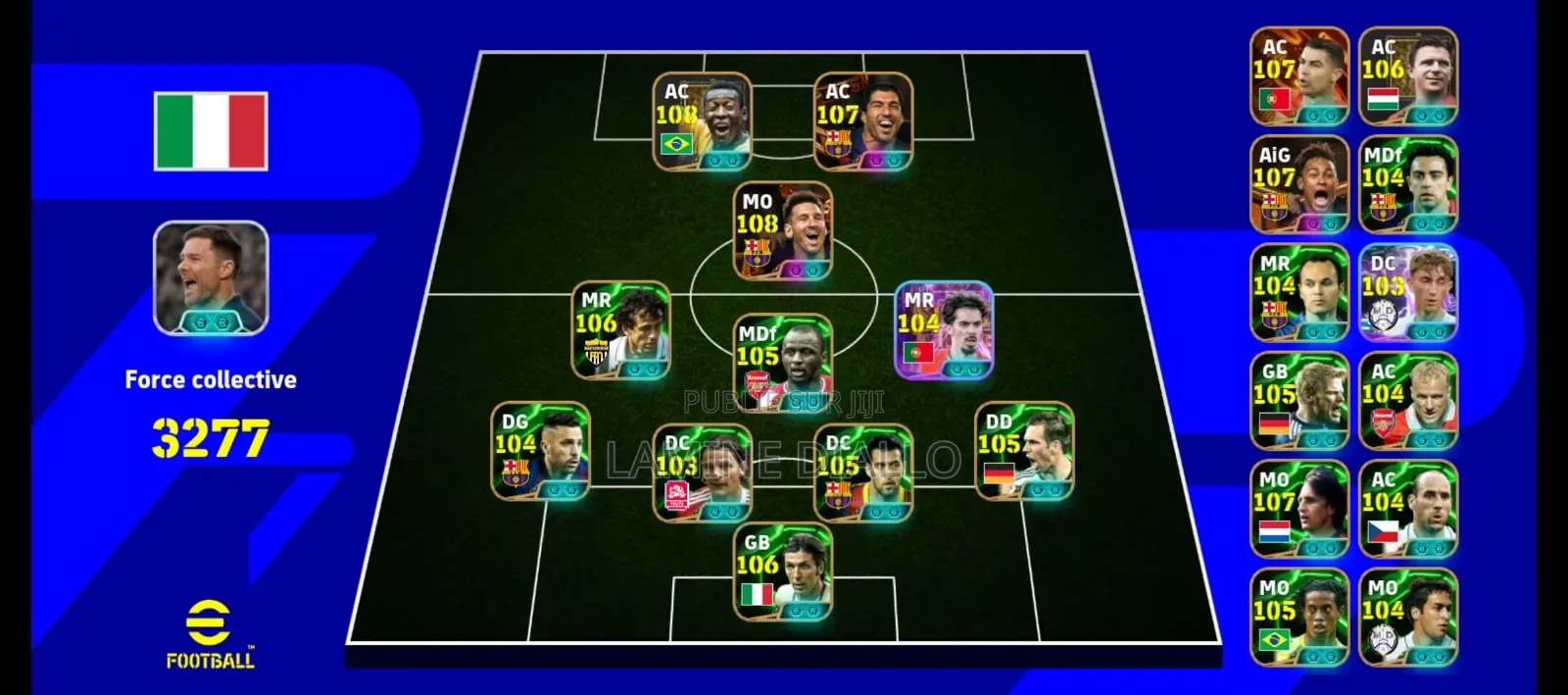 Compte Efooball 3280