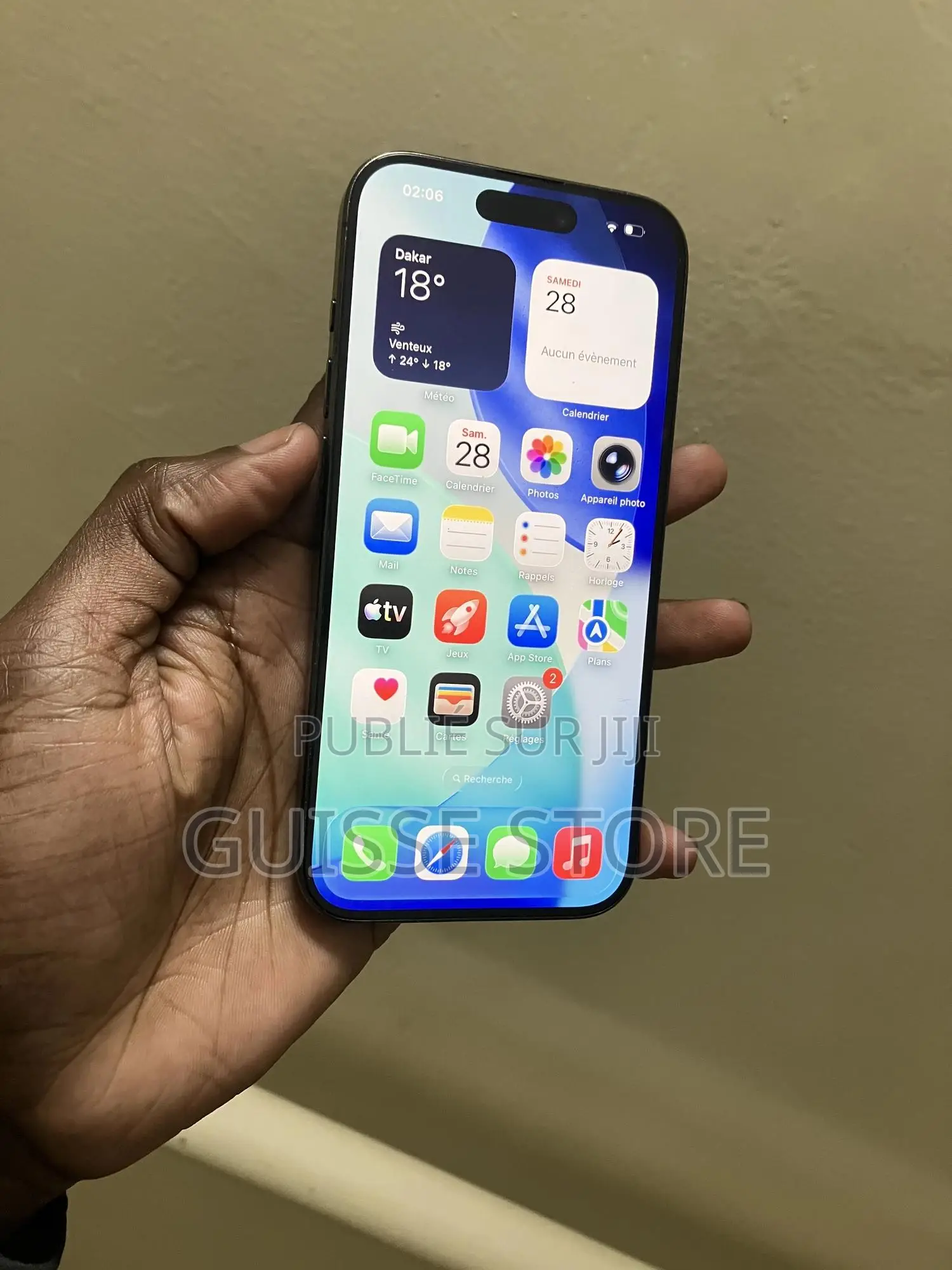 Apple iPhone 15 Pro 128 GB Bleu