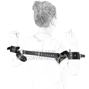 3 Pièces Ensemble De Produits en Cuir De Bondage Amusants