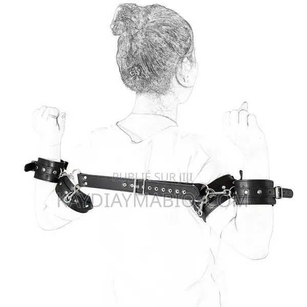 3 Pièces Ensemble De Produits en Cuir De Bondage Amusants