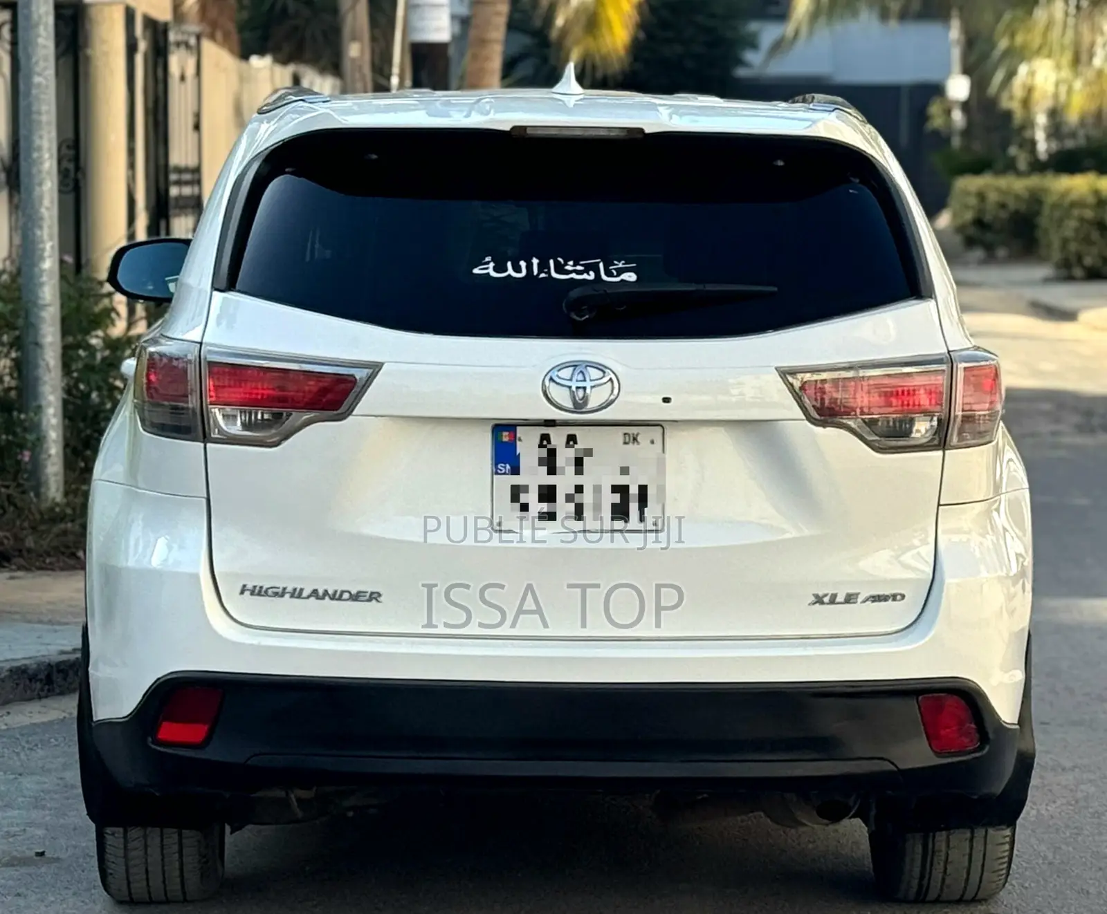 Toyota Highlander 2017 Blanc