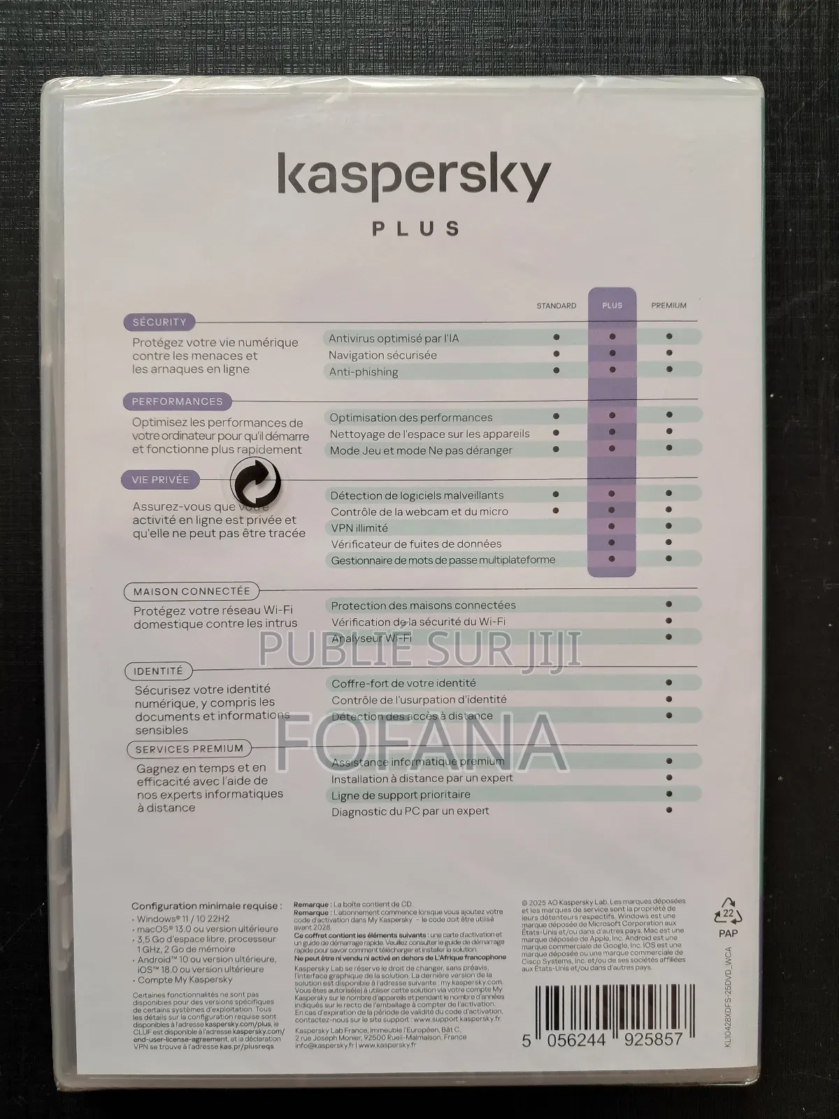 Antivirus Kaspersky Plus Version 2025 4pc 1an