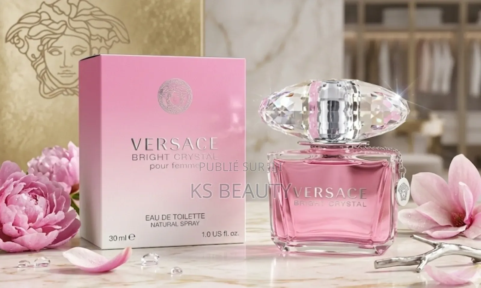 Versace Bright Crystal Eau De Toilette Vaporisateur 50 Ml