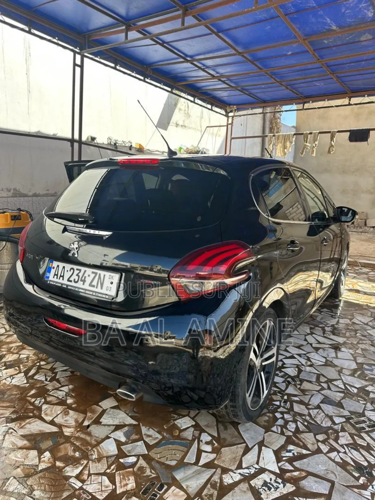 Peugeot 208 2016 Noir