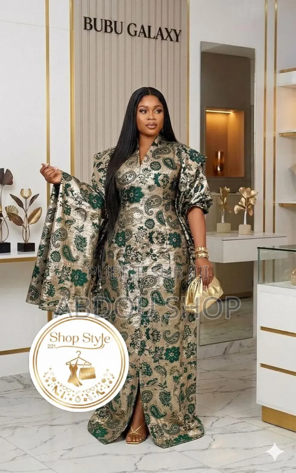 Grand Boubou Brocard Très Classe Disponible