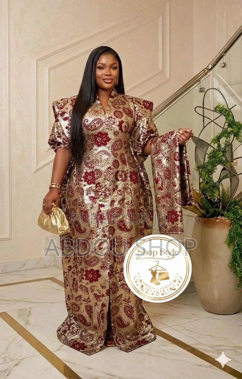 Grand Boubou Brocard Très Classe Disponible