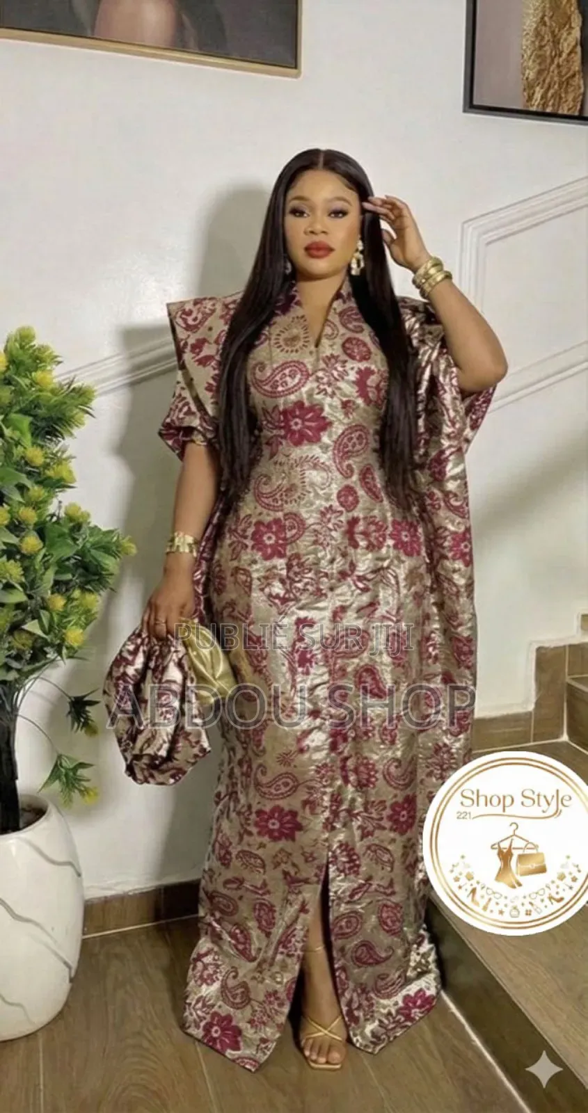 Grand Boubou Brocard Très Classe Disponible