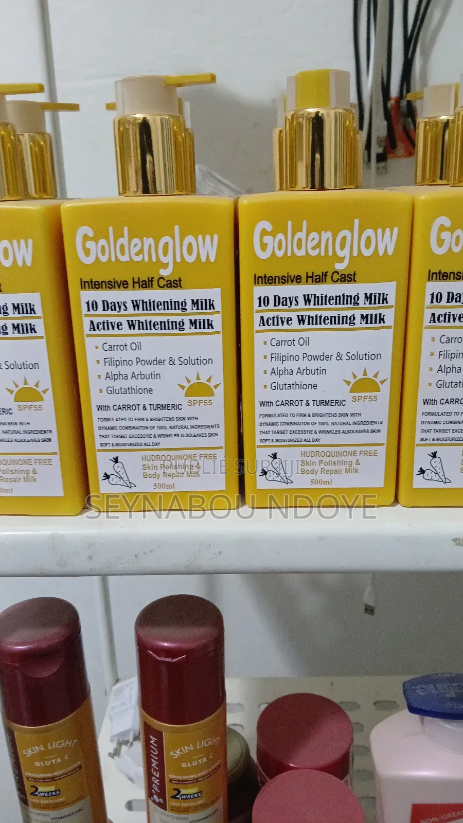 Lait De Corps Rdl,Lait De Corps Golde Glowe,Veet Gold Tumeric