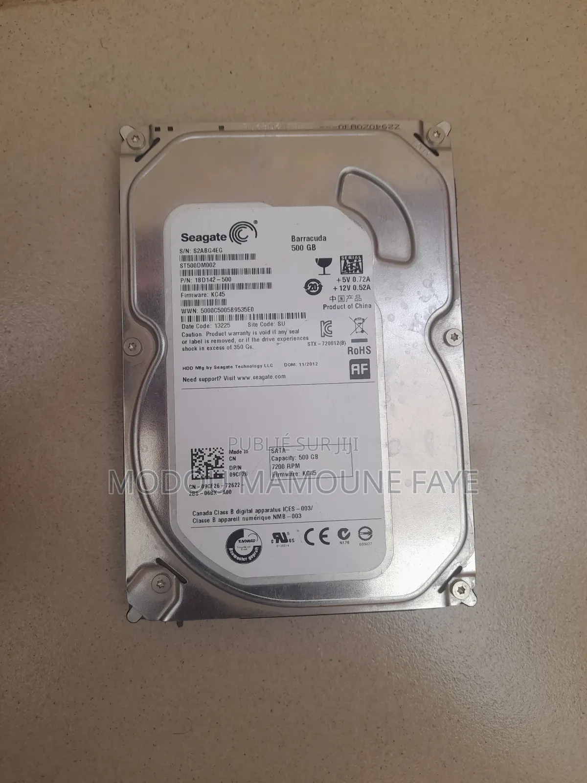Disque Dur Externe De 500gb