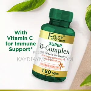 Complexe Super B Avec Vitamine C Et Acide Folique, Soutien Immunitaire