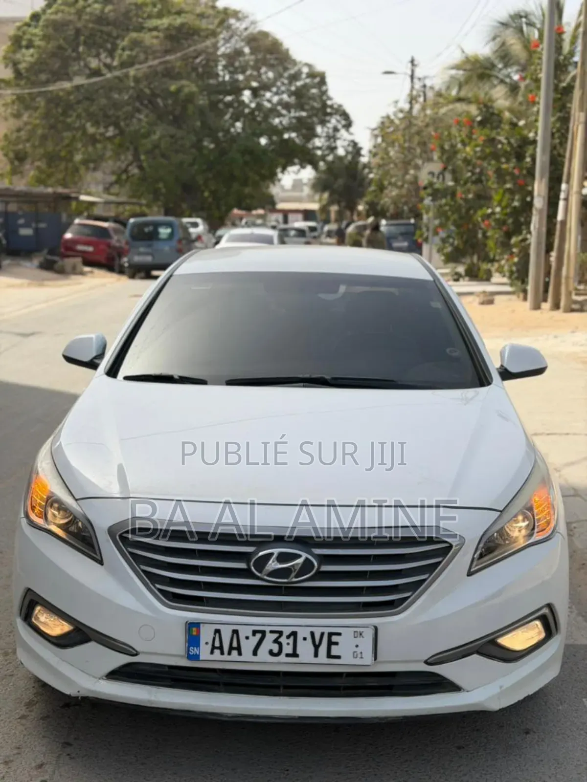 Hyundai Sonata Limited 2.0T Seban (2.0L 4cyl 6A) 2017 Blanc