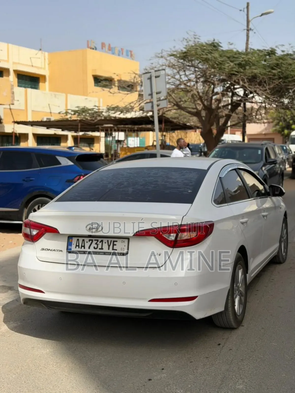 Hyundai Sonata Limited 2.0T Seban (2.0L 4cyl 6A) 2017 Blanc