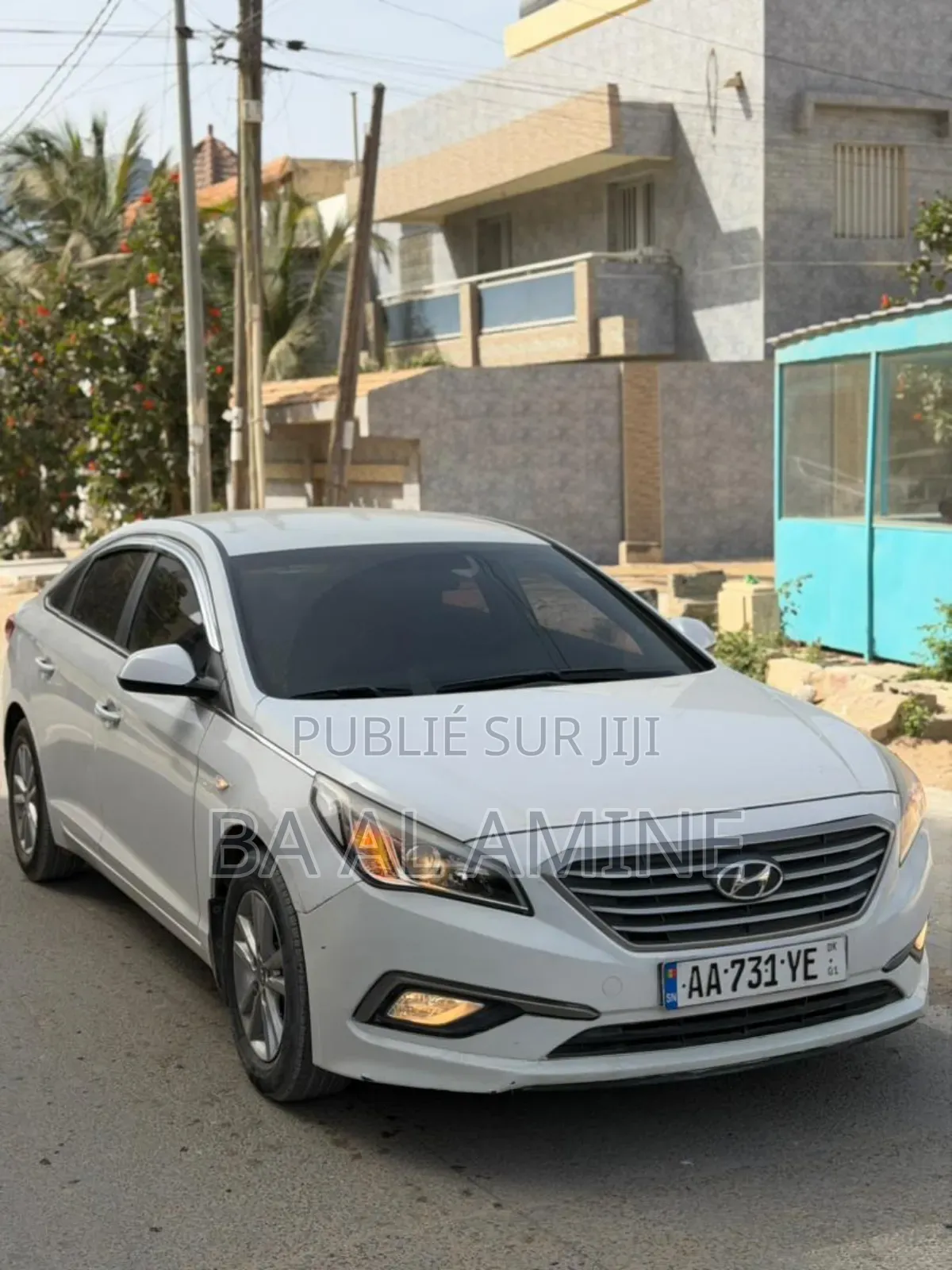 Hyundai Sonata Limited 2.0T Seban (2.0L 4cyl 6A) 2017 Blanc