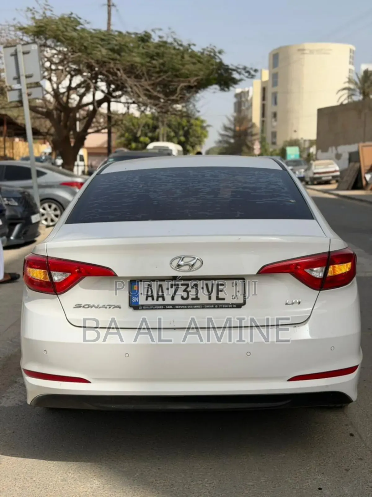Hyundai Sonata Limited 2.0T Seban (2.0L 4cyl 6A) 2017 Blanc