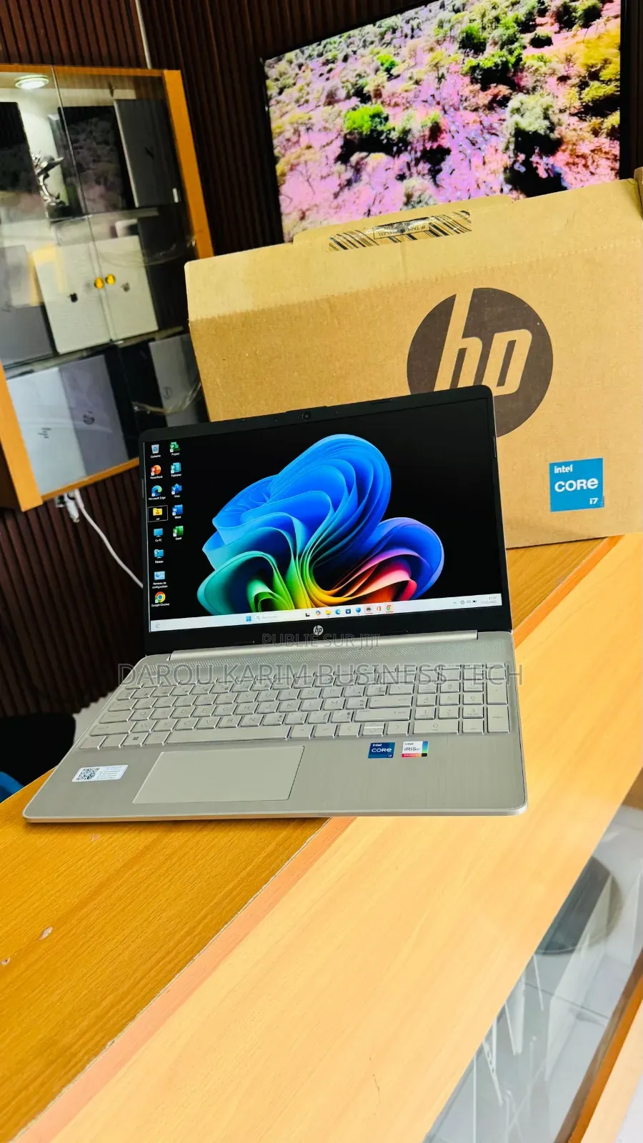 Nouveau Ordinateur portable HP 15S 16GB Intel Core i7 SSD 512GB