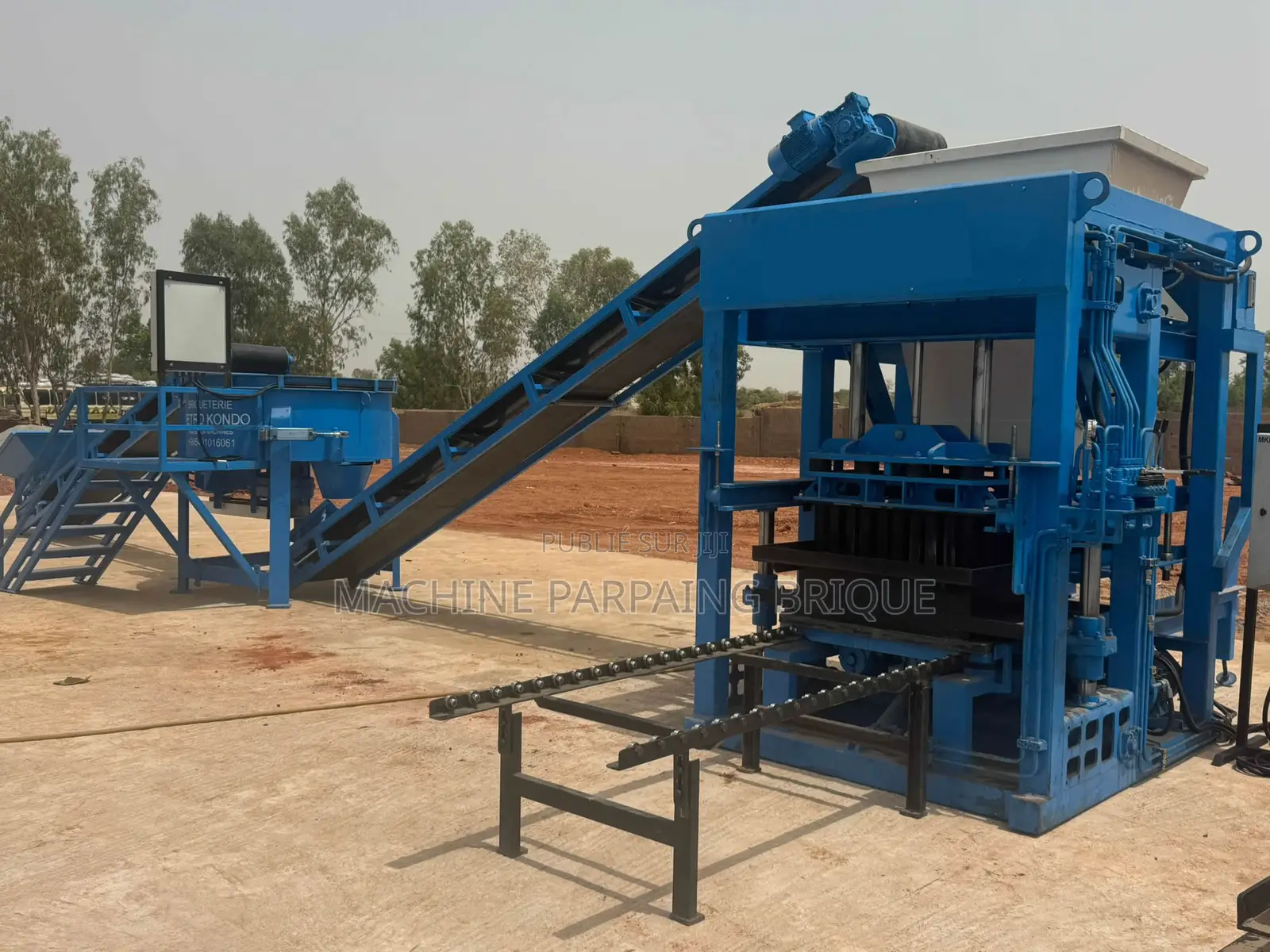 Pondeuse De Parpaing, Machine a Parpaing Semi-Automatique Ott3.1sa