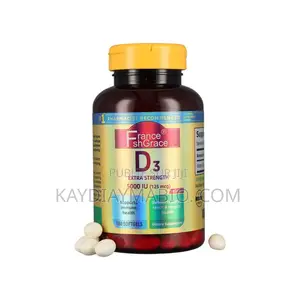 Vitamine D3 5 000 Ui Pour La Santé Des Os, Des Dents, Du Cœur