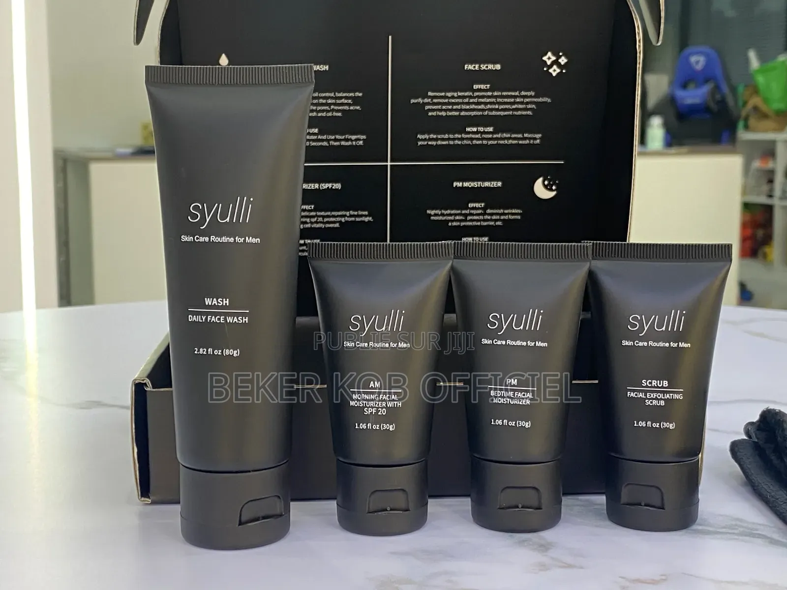Syulli Gamme Complète Soin Visage Homme