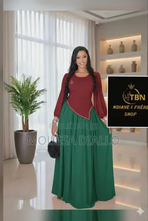 Robe Élégance Royale Bicolore