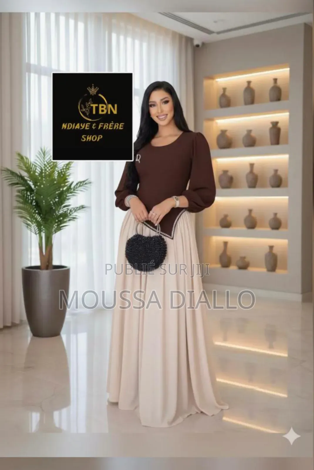 Robe Élégance Royale Bicolore