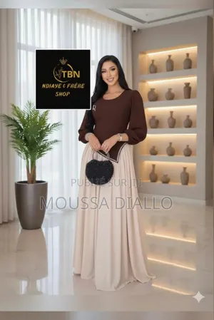 Robe Élégance Royale Bicolore