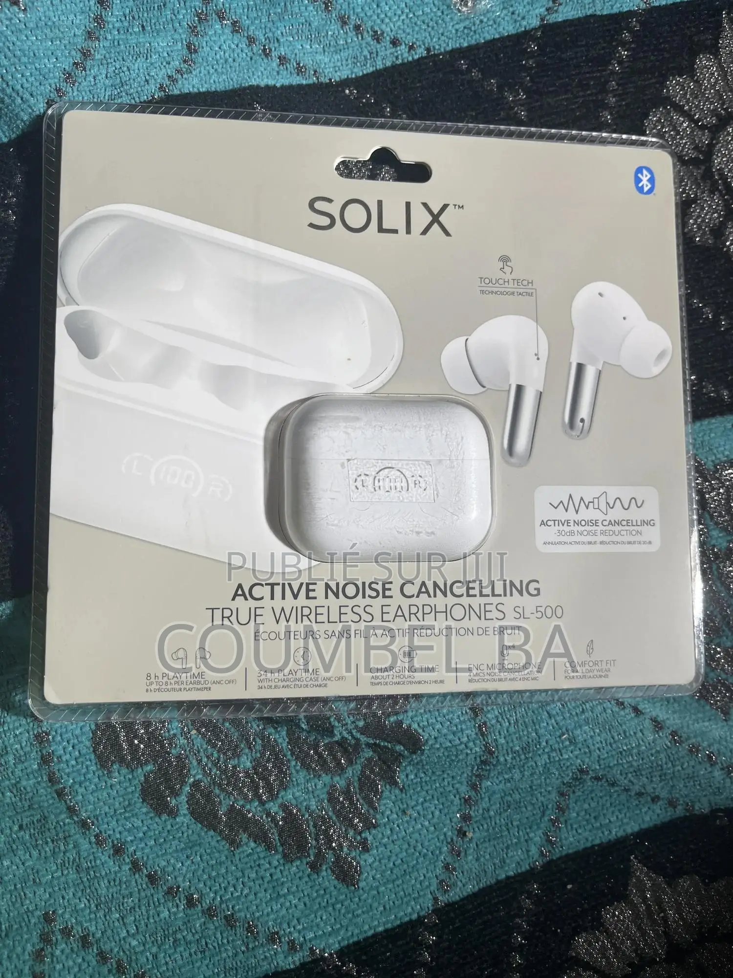 Écouteurs Bluetooth Sans Fil Solix Sl-500 Neufs