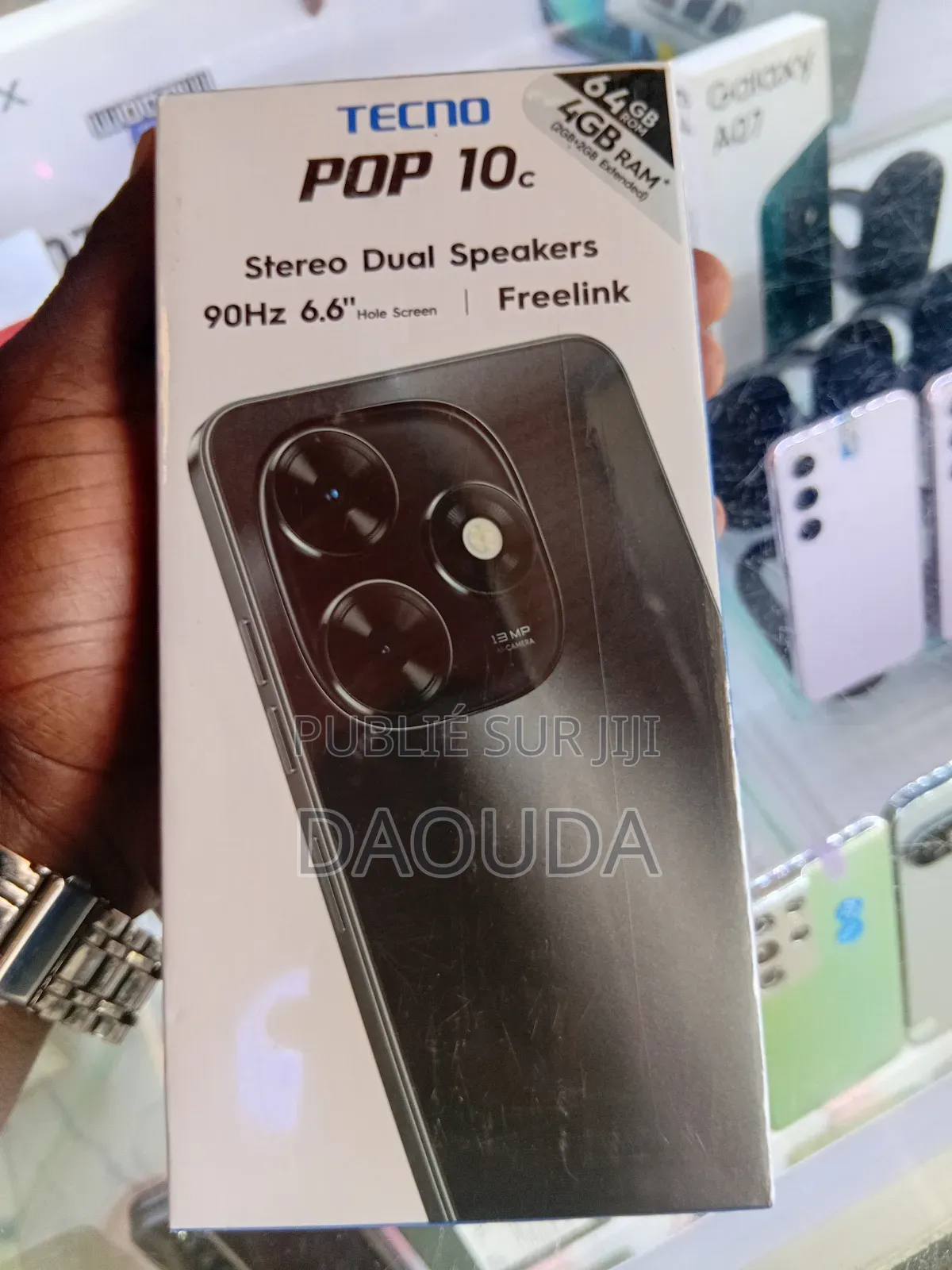 Nouveau Tecno Pop 10C 64 GB Gris