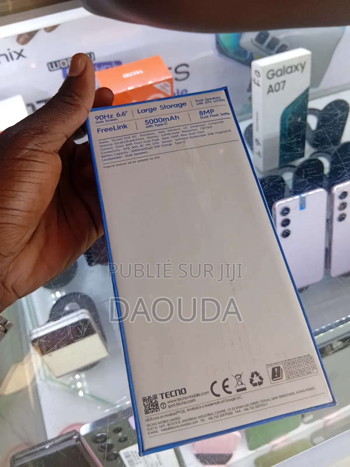 Nouveau Tecno Pop 10C 64 GB Gris