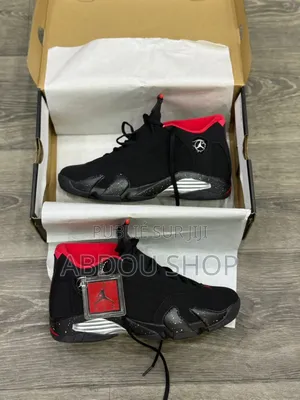 Jordan 14 Rouge-Noir Disponible