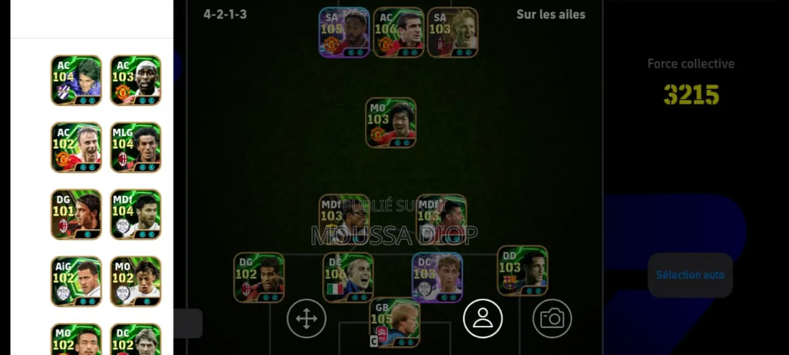 Compte Efootball God Tier : Full Épiques Big Time !