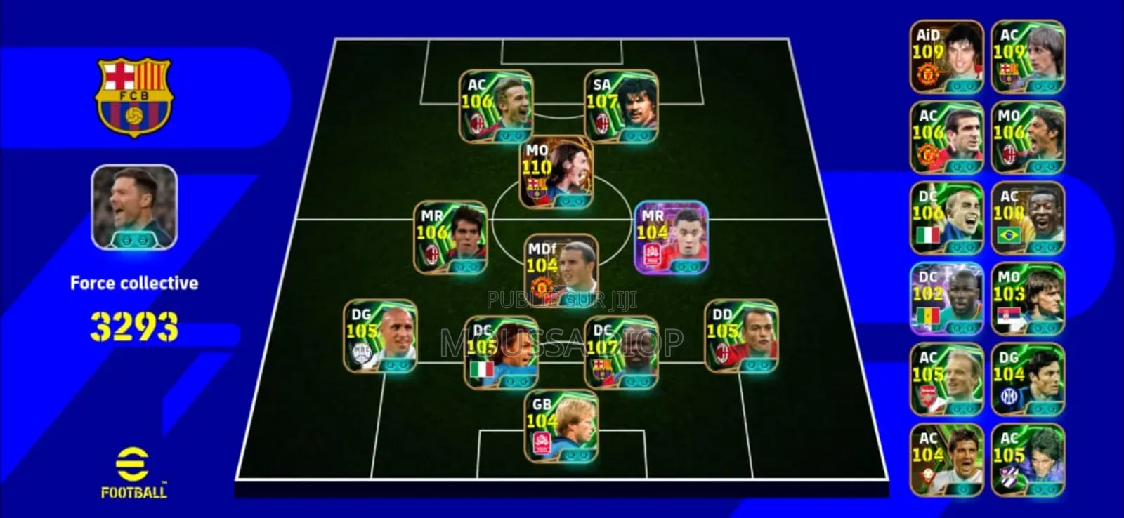 Compte Efootball God Tier : Full Épiques Big Time !