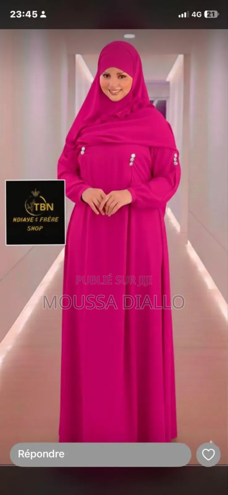 Abaya Élégance Classique