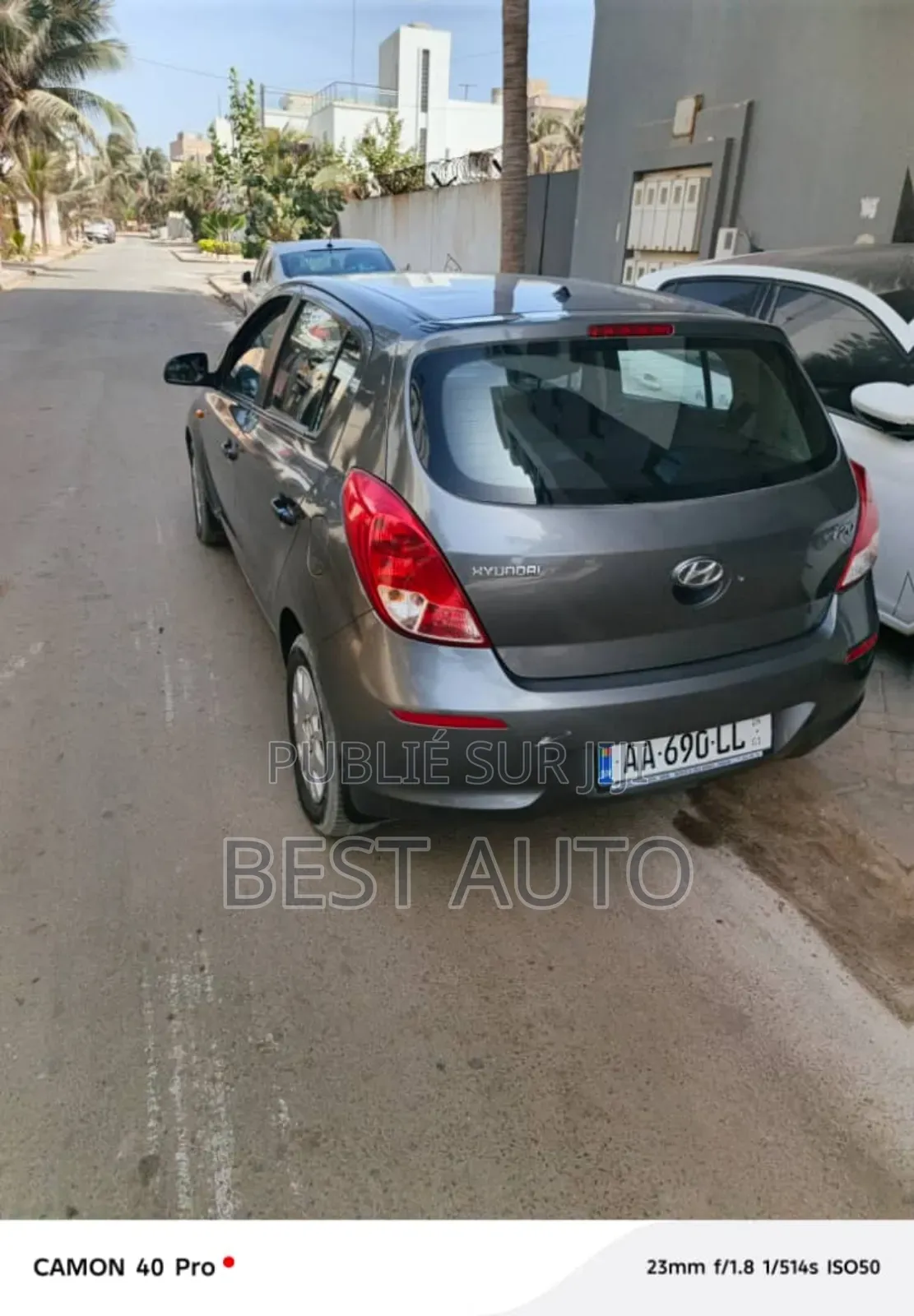 Hyundai i20 2016 Gris