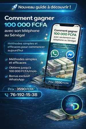 « Comment Gagner 100 000 Fcfa Avec Seulement Son Téléphone Au Sénégal