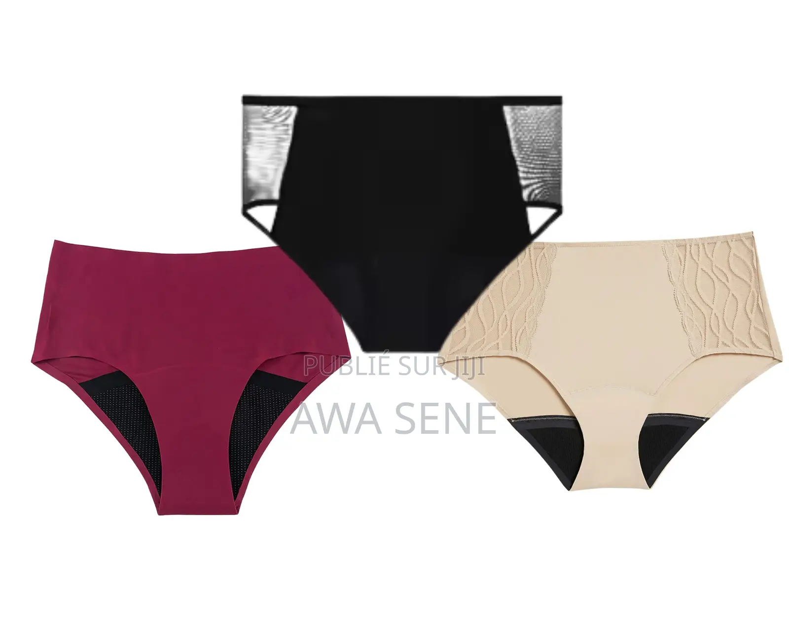 Lot Culottes Menstruelles Éco Fini Les Serviettes Jetables Confort100%