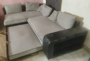 Canapé D'angle, Canape Lit Gris Clair Avec Rangement Intégré