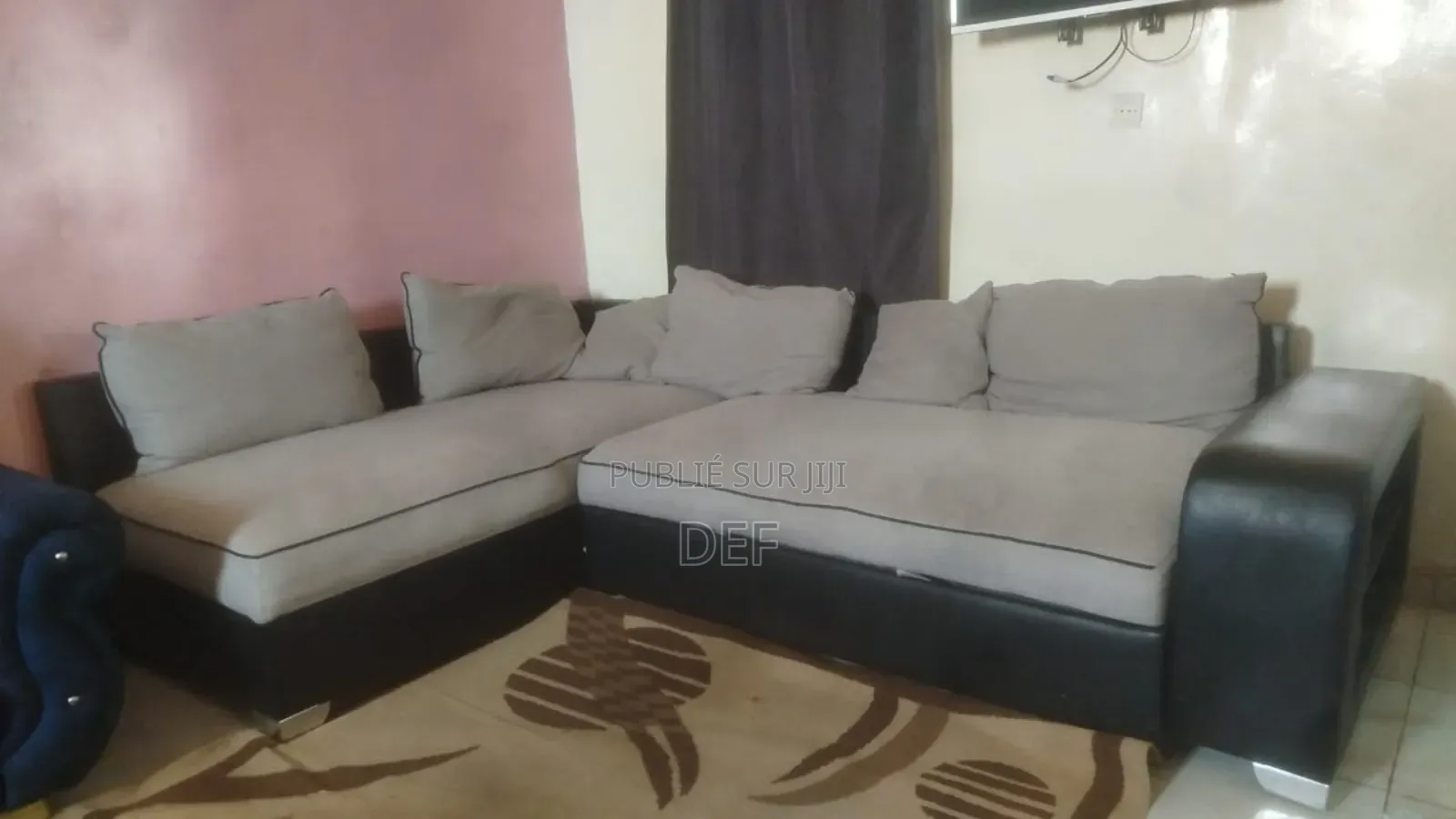 Canapé D'angle, Canape Lit Gris Clair Avec Rangement Intégré