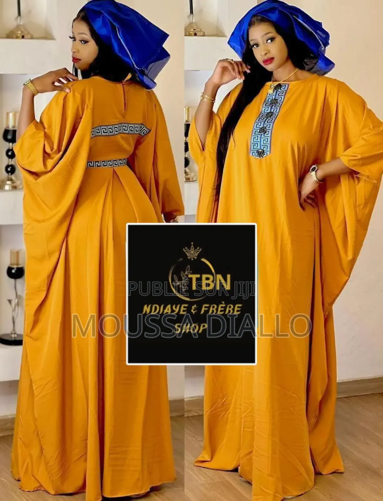 Robe Traditionnelle Élégante Vert Olive