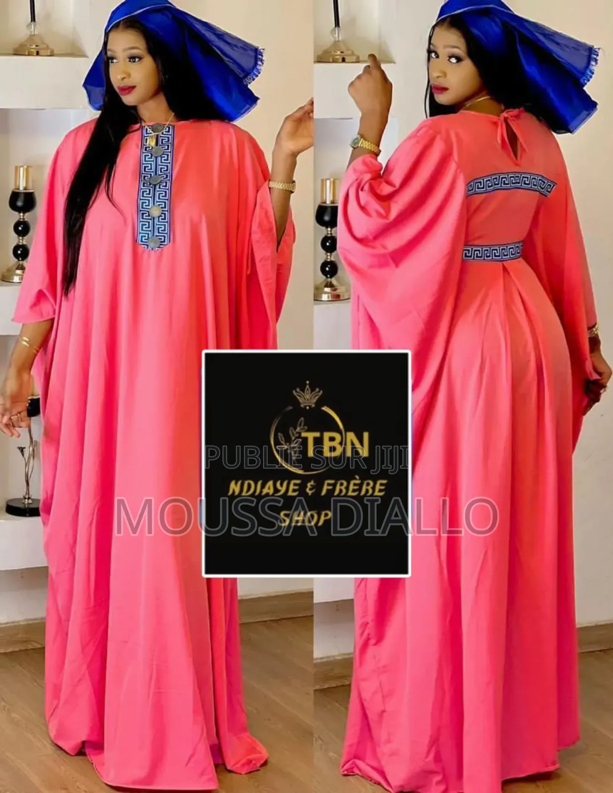 Robe Traditionnelle Élégante Vert Olive