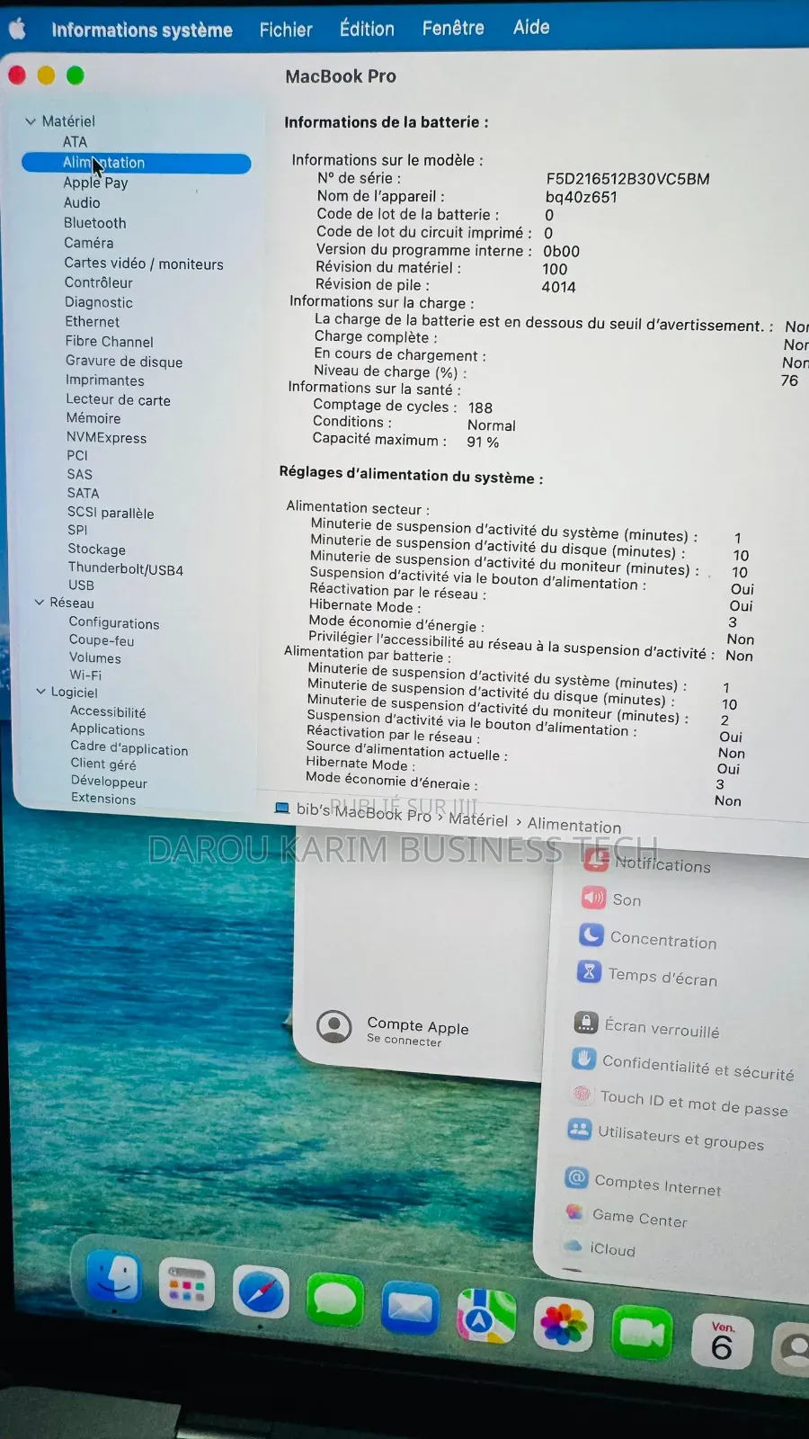 Nouveau Apple MacBook Pro 2021 M1 16GB Apple M1 Pro SSD 512GB