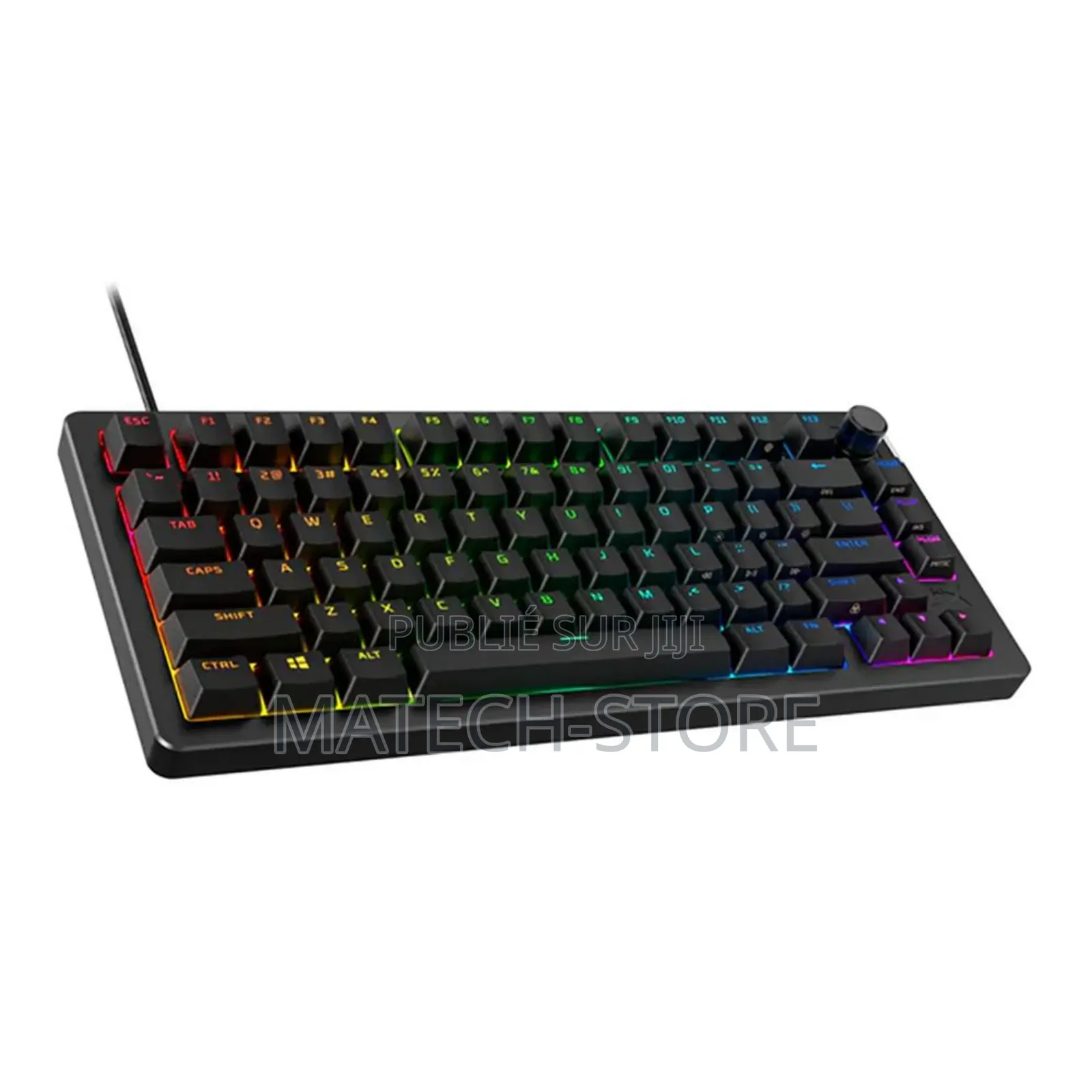 Clavier De Jeu Filaire Mécanique RGB Alloy Rise 75 % - Noir