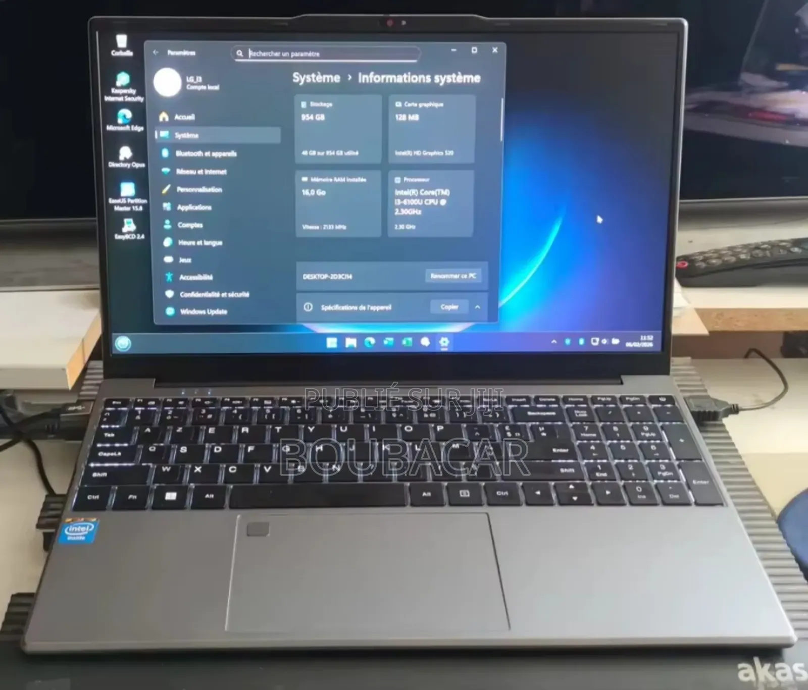 Nouveau Ordinateur de bureau Autre Autre 12GB Intel Core i3 SSD 256GB