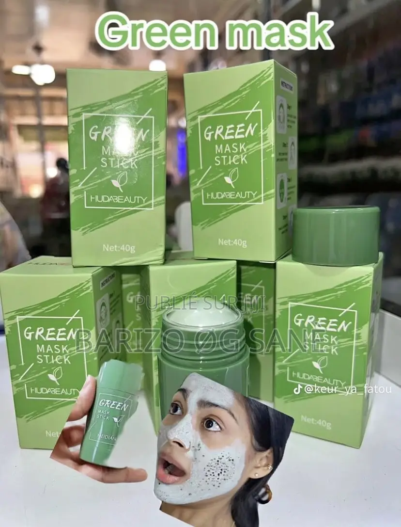 Masque Anti-Acné Nettoyant Vissage, Bâton d'Argile Purifiante