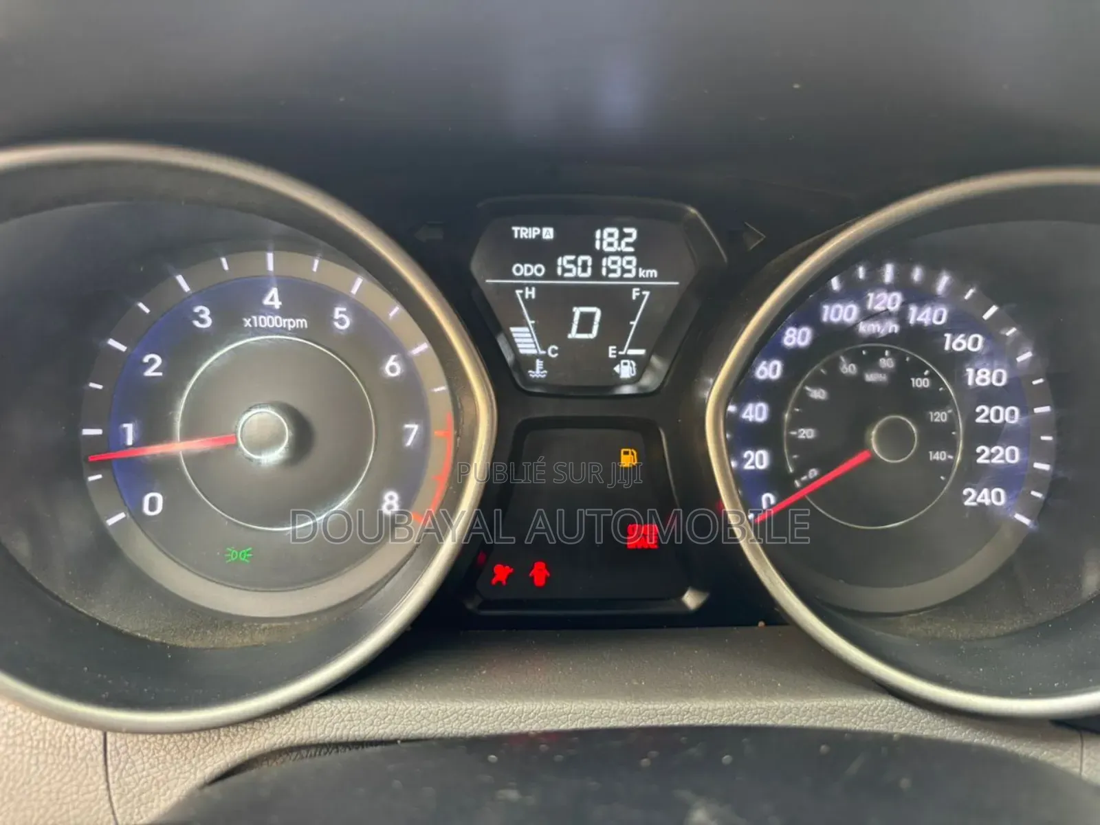 Hyundai Elantra 2013 Blanc