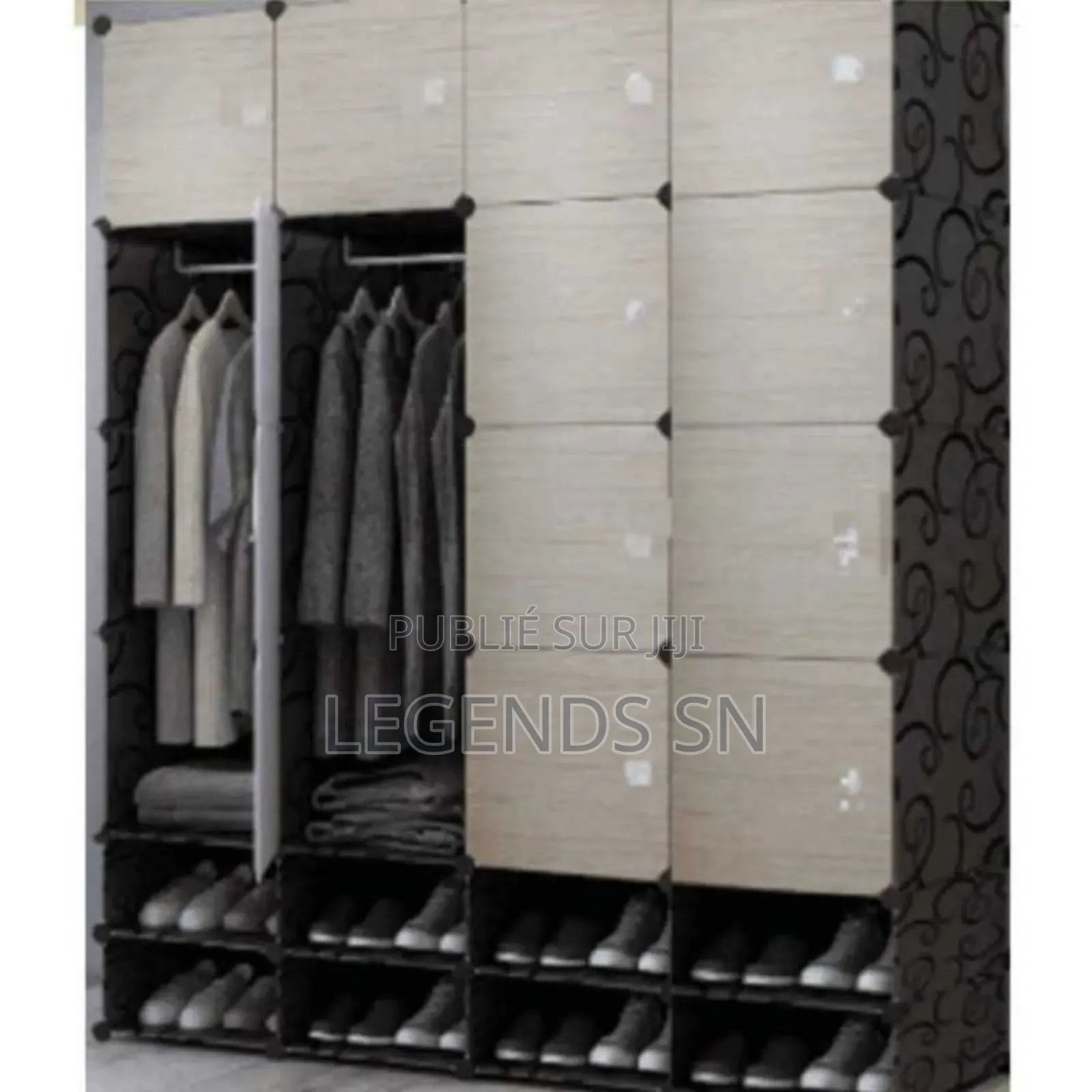 Armoire en Plastique 4 Battants