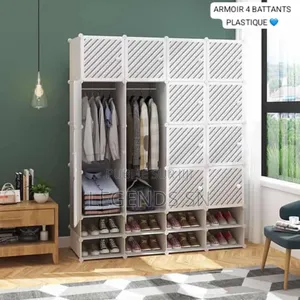 Armoire en Plastique 4 Battants