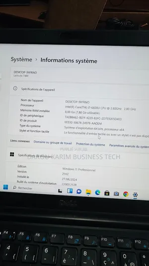 Nouveau Dell Latitude 14 7480 8GB Intel Core i7 SSD 256GB